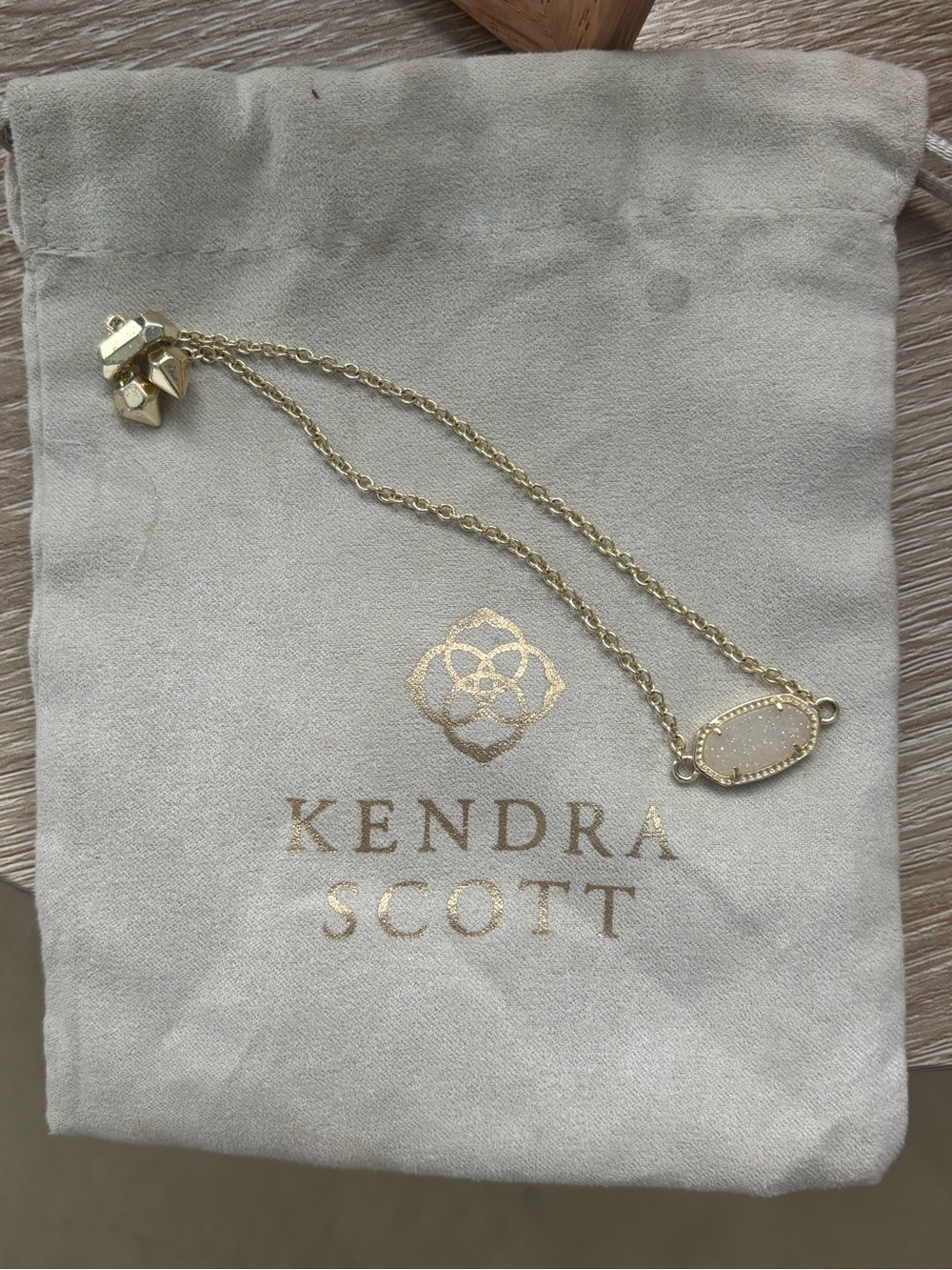 Kendra Scott Gold Pavé Elongated Bezel Bracelet